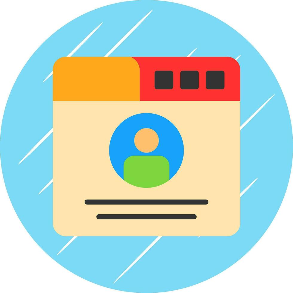 Profile  Vector Icon Design