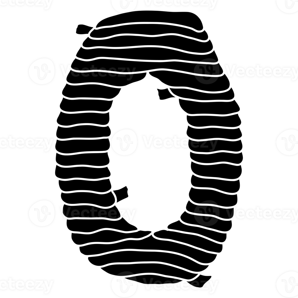 Uppercase O font design png