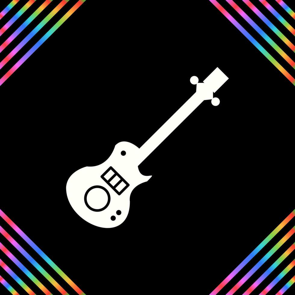 icono de vector de guitarra eléctrica