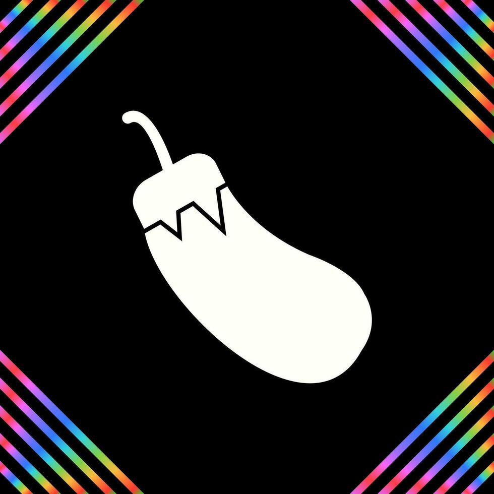 Eggplant Vector Icon