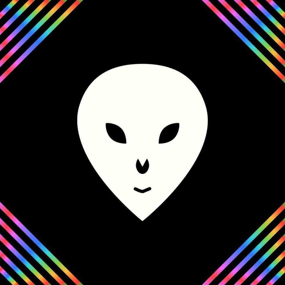 Alien Face Vector Icon