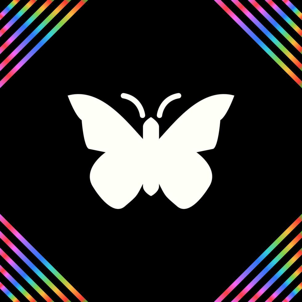 icono de vector de mariposa