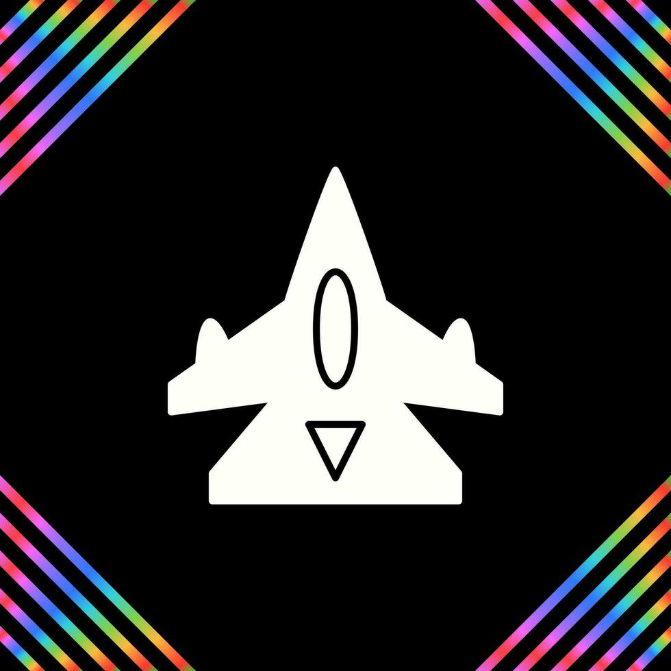 Fighter Jet Vector Icon