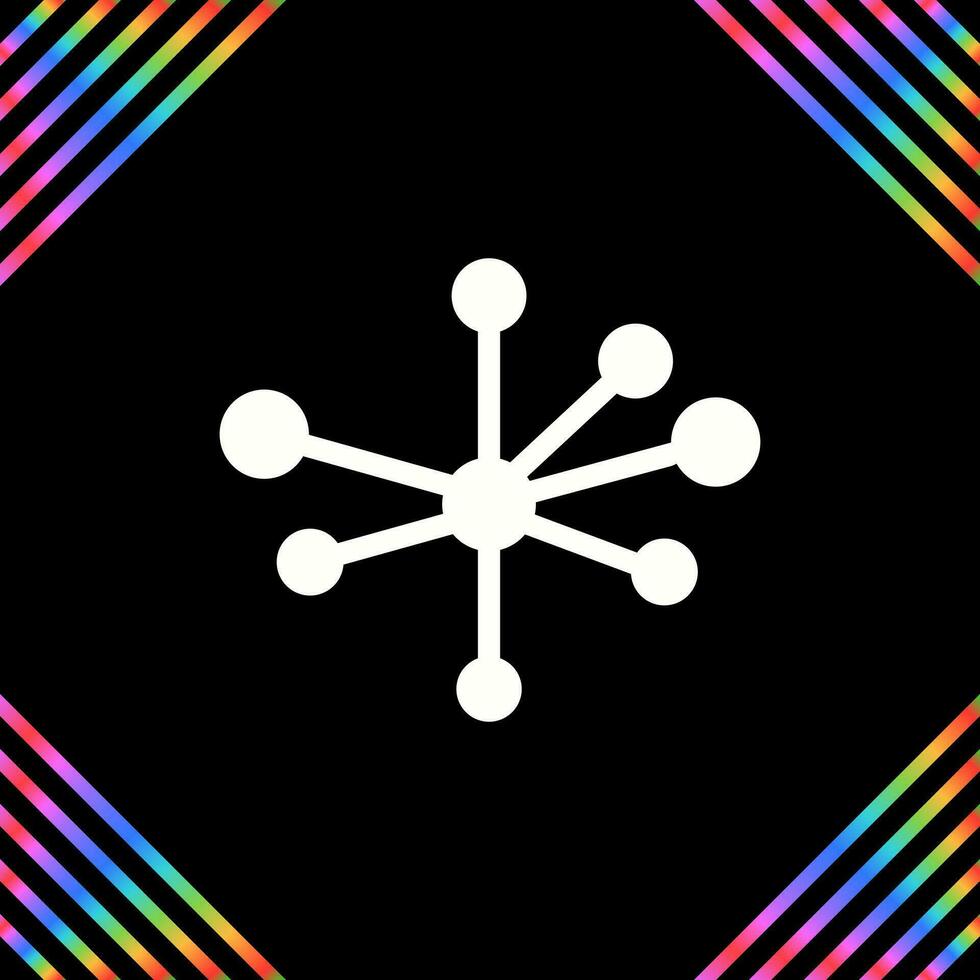 Molecular Structure Vector Icon