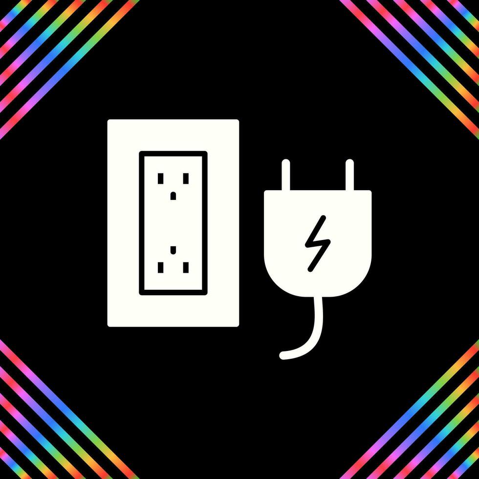 Plug and Socket Vector Icon