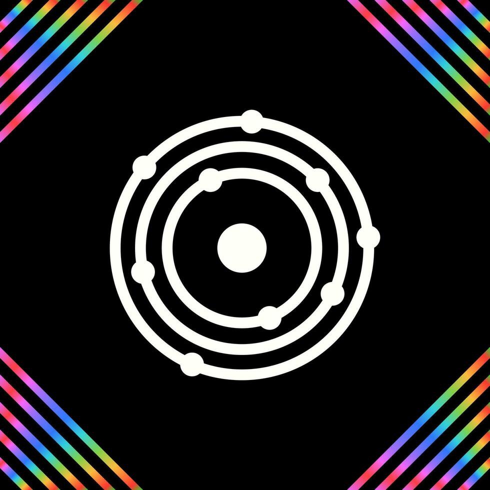 Atomic Structure Vector Icon