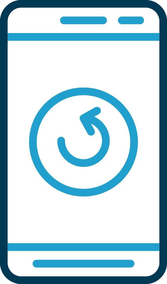 Mobile Refresh  Vector Icon Design