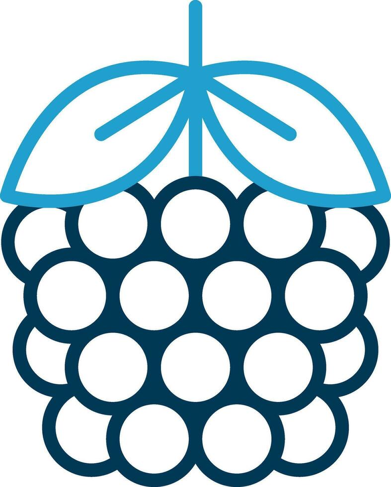 Blackberry Vector Icon Design