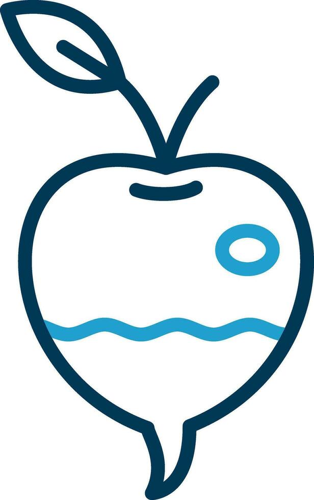 Turnip Vector Icon Design