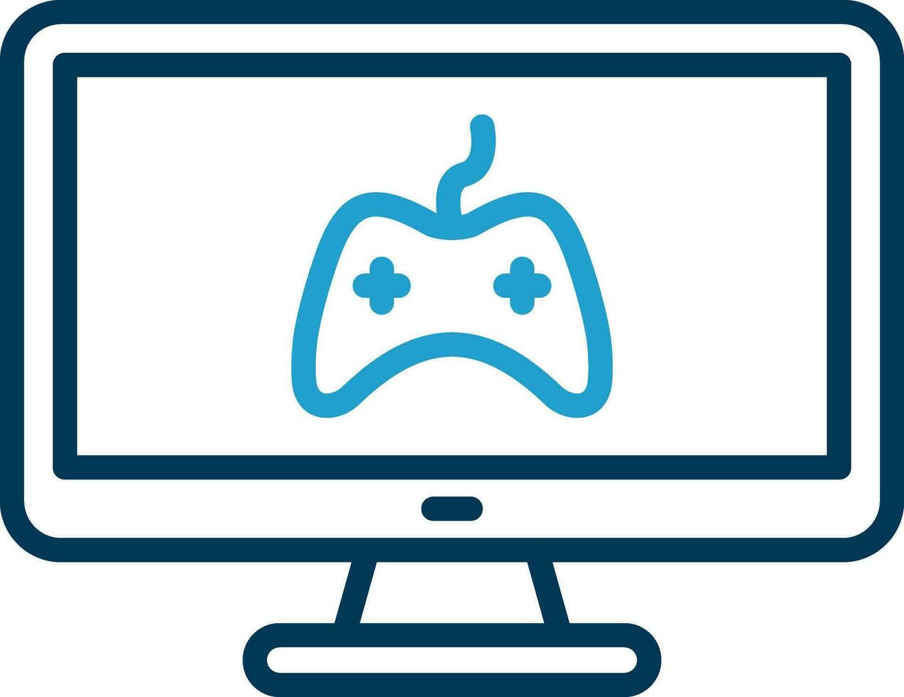Online Game  Vector Icon Design