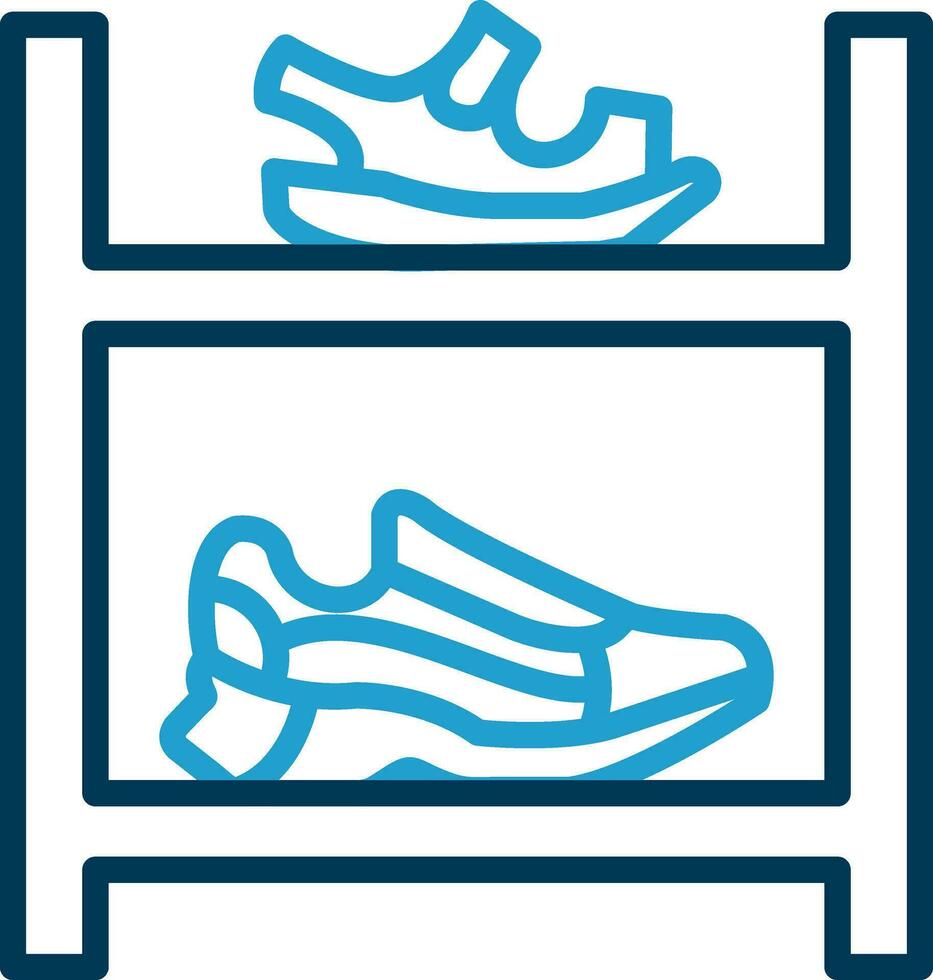 zapato estante vector icono diseño