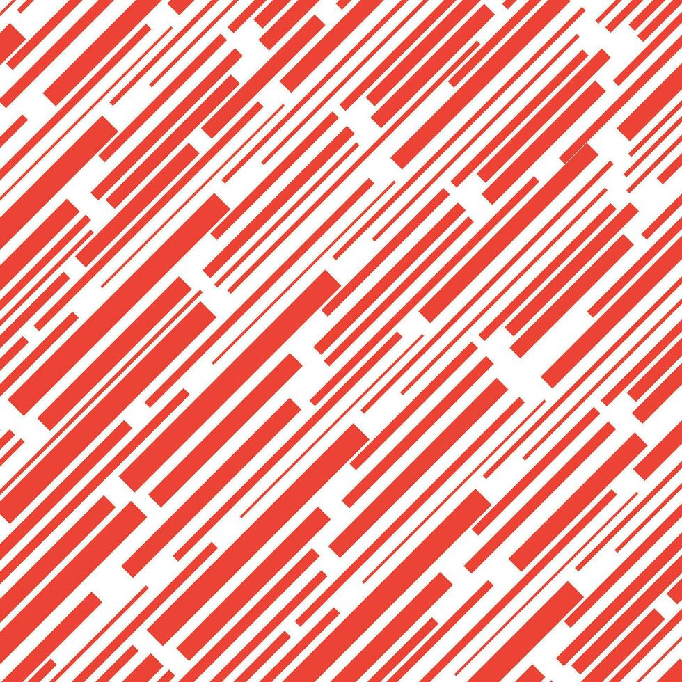 simple modern abstract seamlees red color half line digonal pattern vector