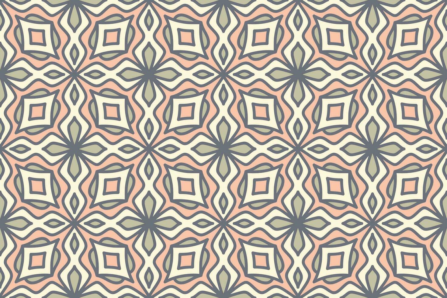 Seamless abstract geometric shape pattern vector