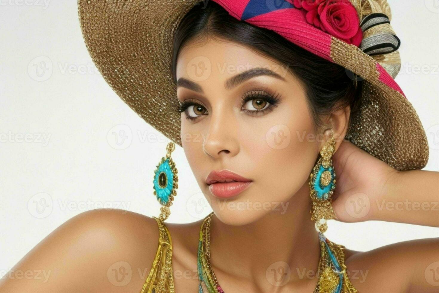 Portraits of fashionable beautiful women in traditional clothes 28077787 Stock Photo at Vecteezy