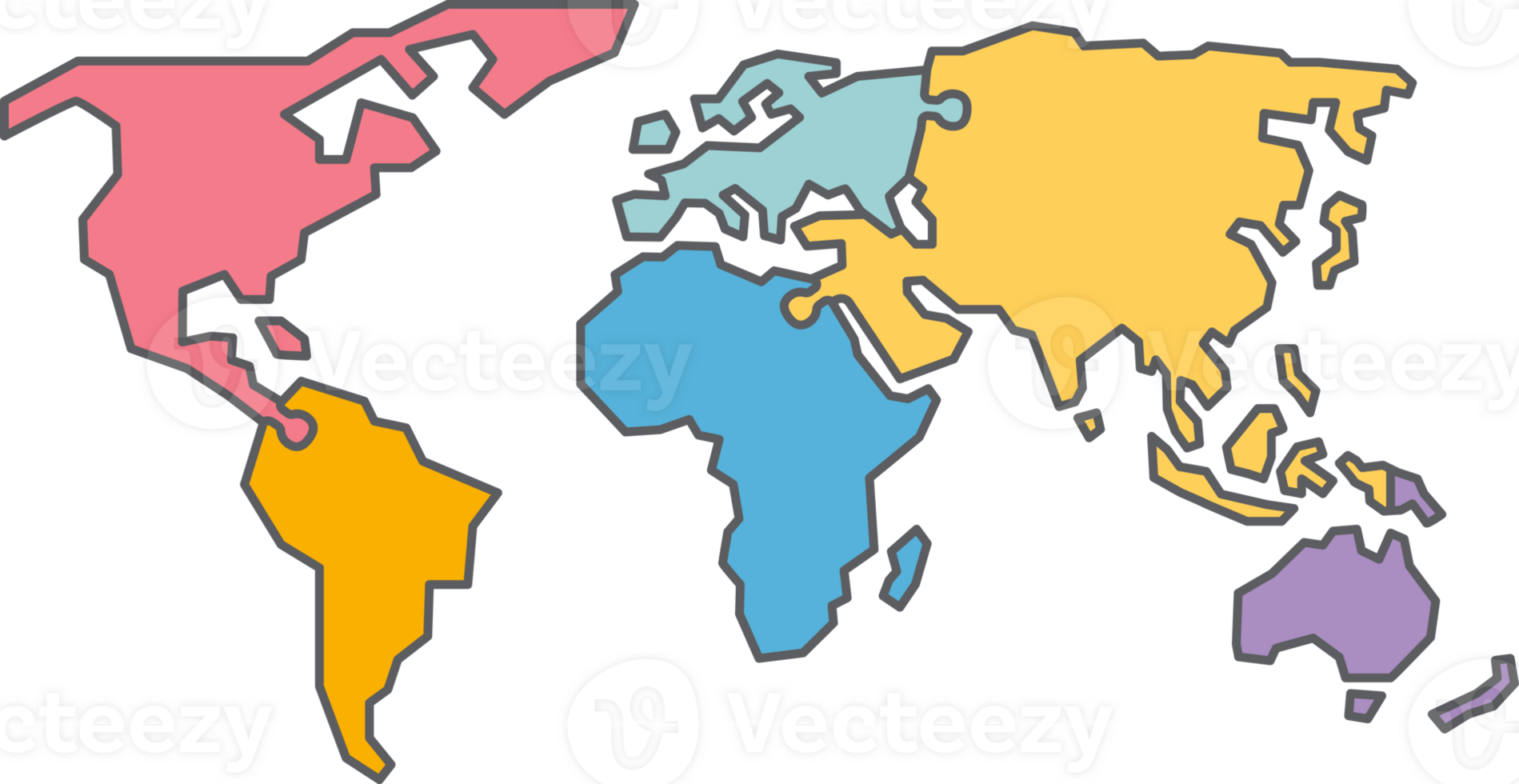 wereld kaart infographic decoupeerzaag vlak lijn png