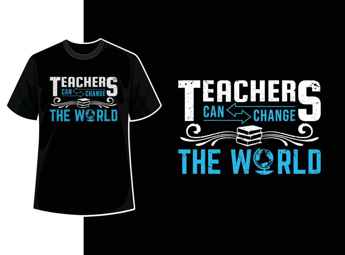 Vintage typography teacher t shirt design template with teacher day motivation quote and vector