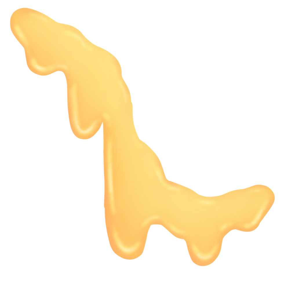 Yellow honey that is naturally sweet. png