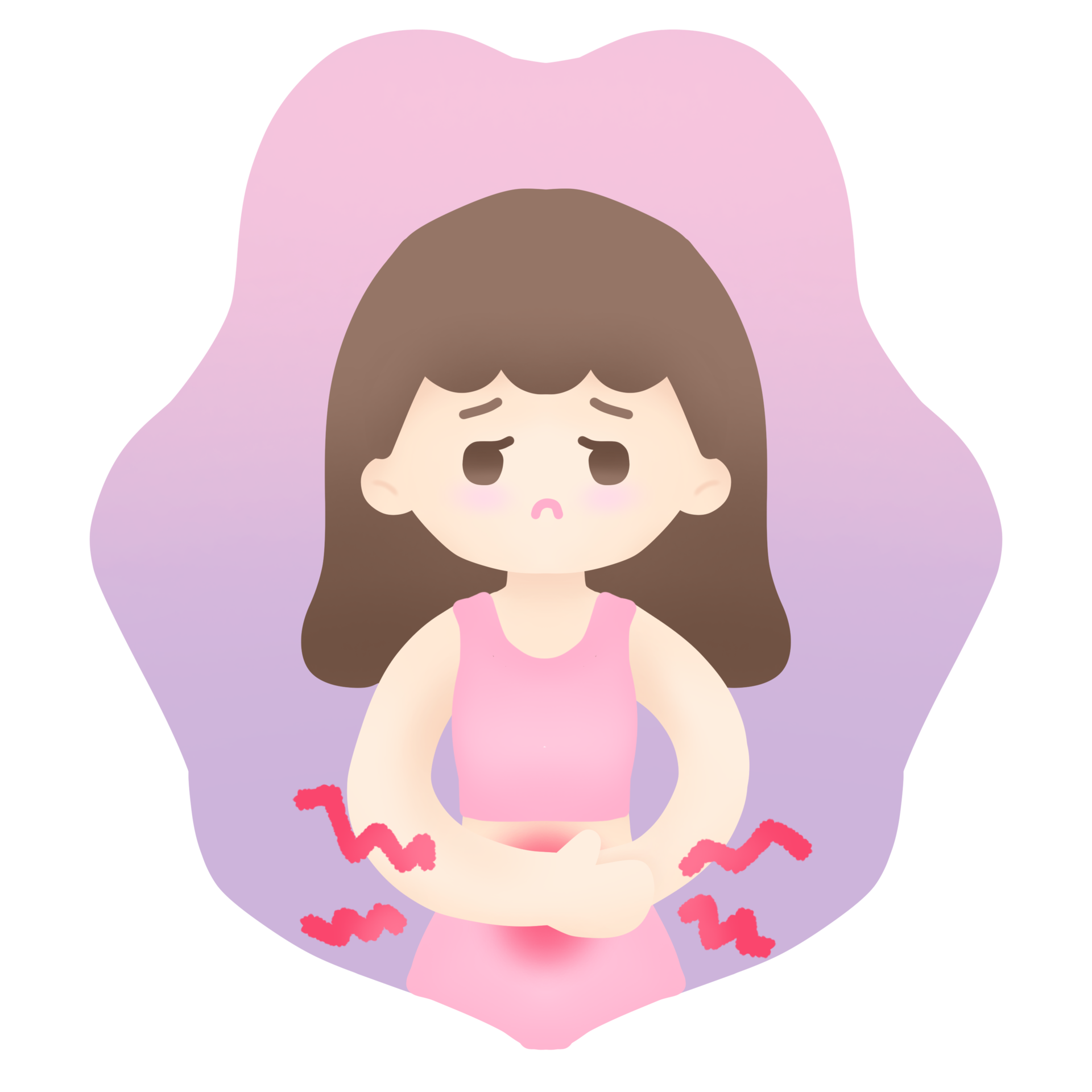 Illustration Of A Woman During Menstruation 28078324 PNG illustration-of-a-woman-during-menstruation-28078324-png