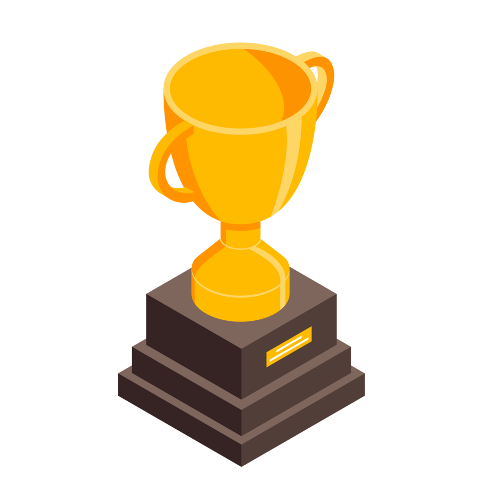Winning Trophy isolated png