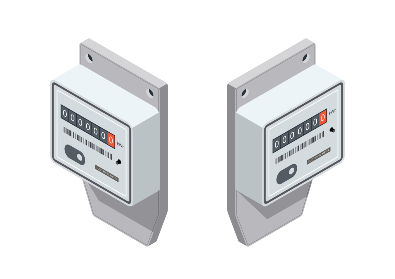 Electric energy meter. power supply meter. png