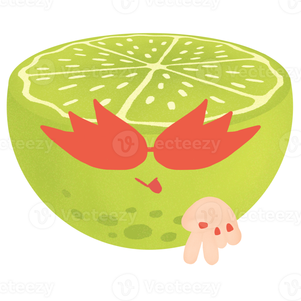 half a lime png