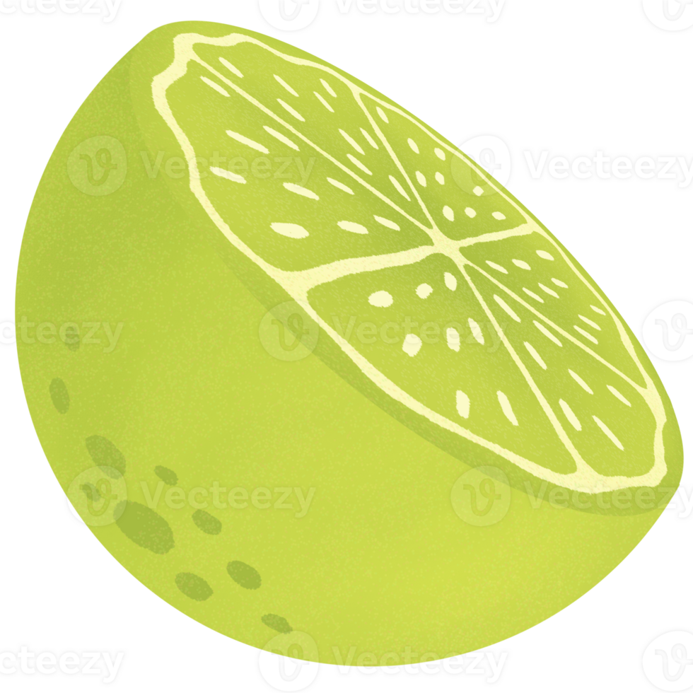 half a lime png