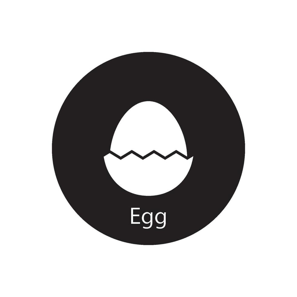 egg icon vector