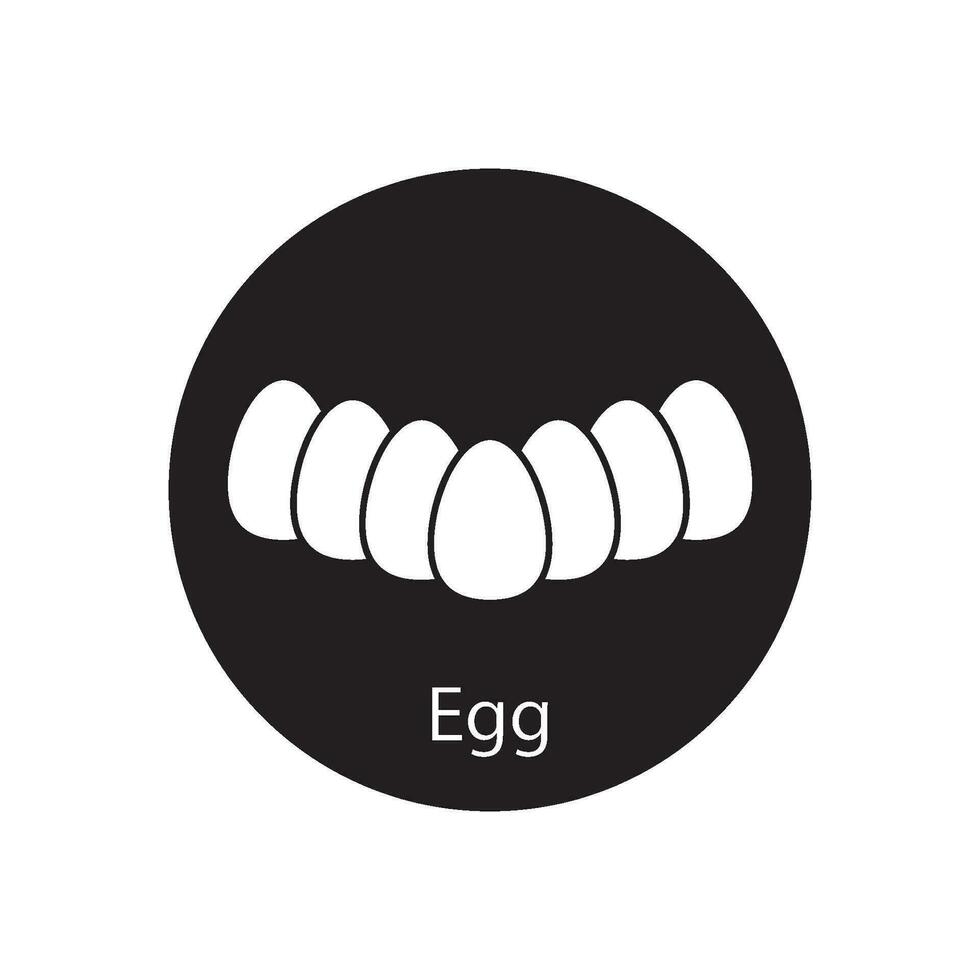 egg icon vector