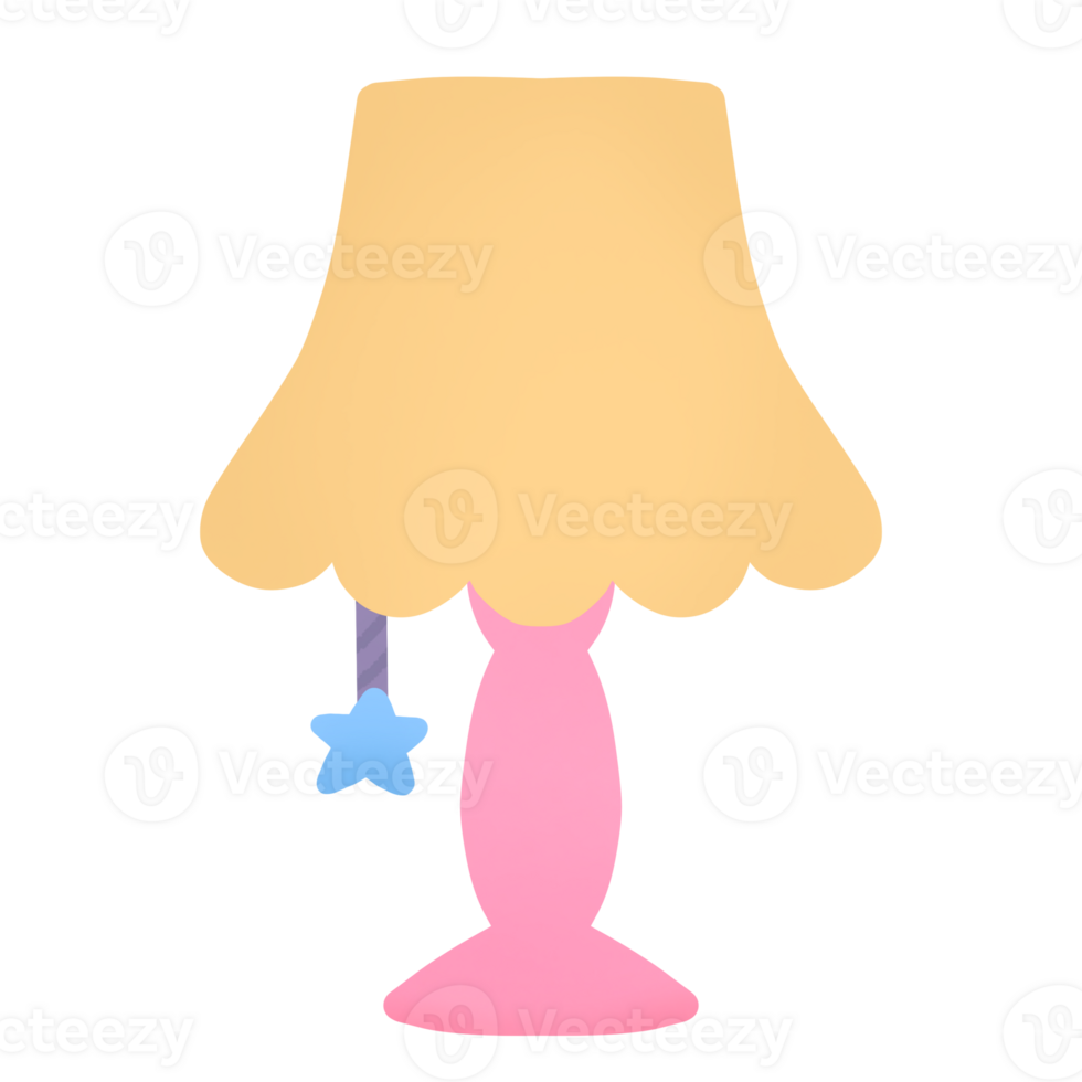 Illustration of a table lamp png