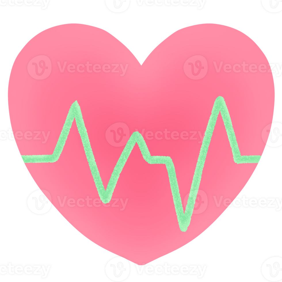 the heart wave png