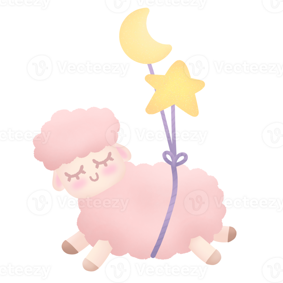 floating sheep in a dream png
