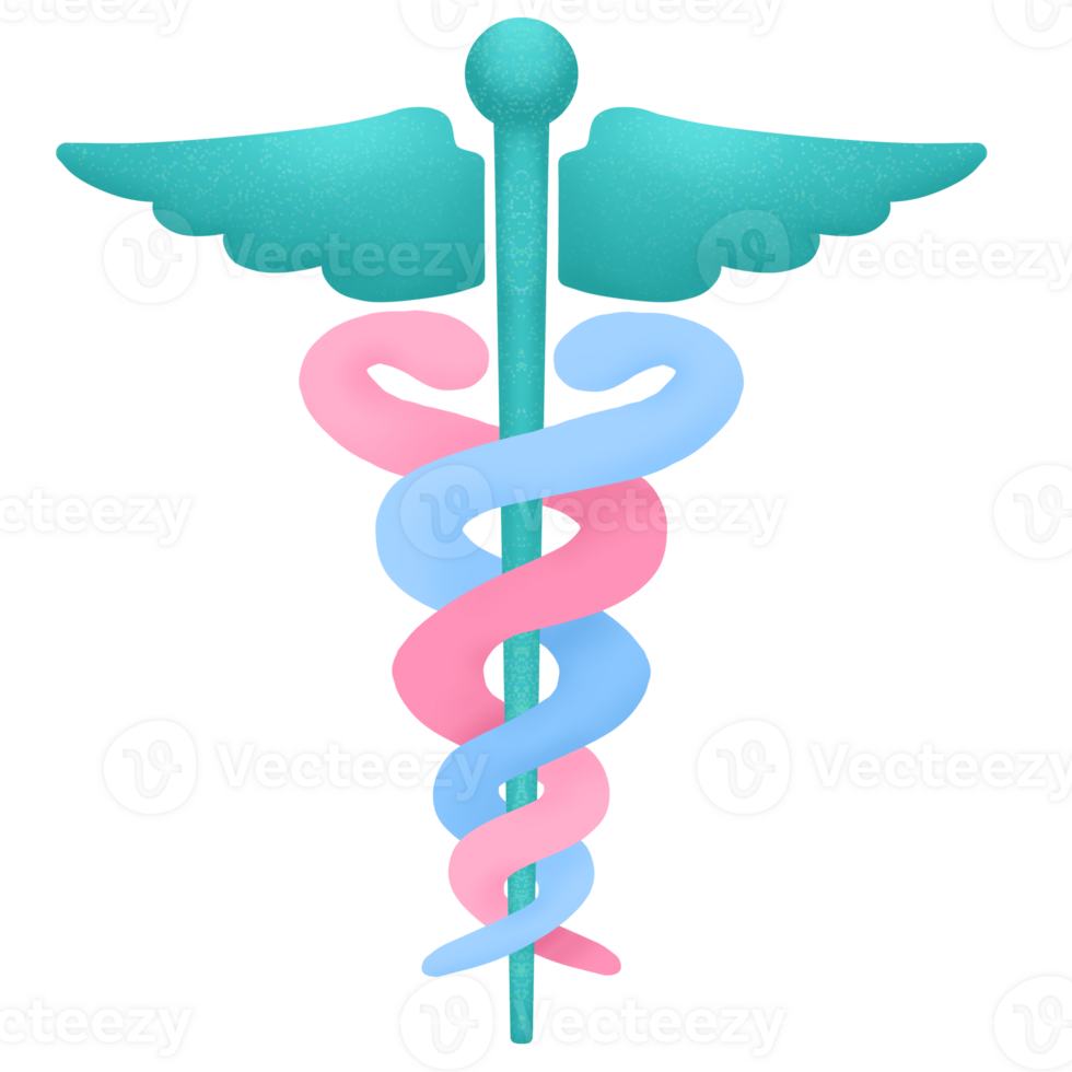 Caduceus symbol illustration png