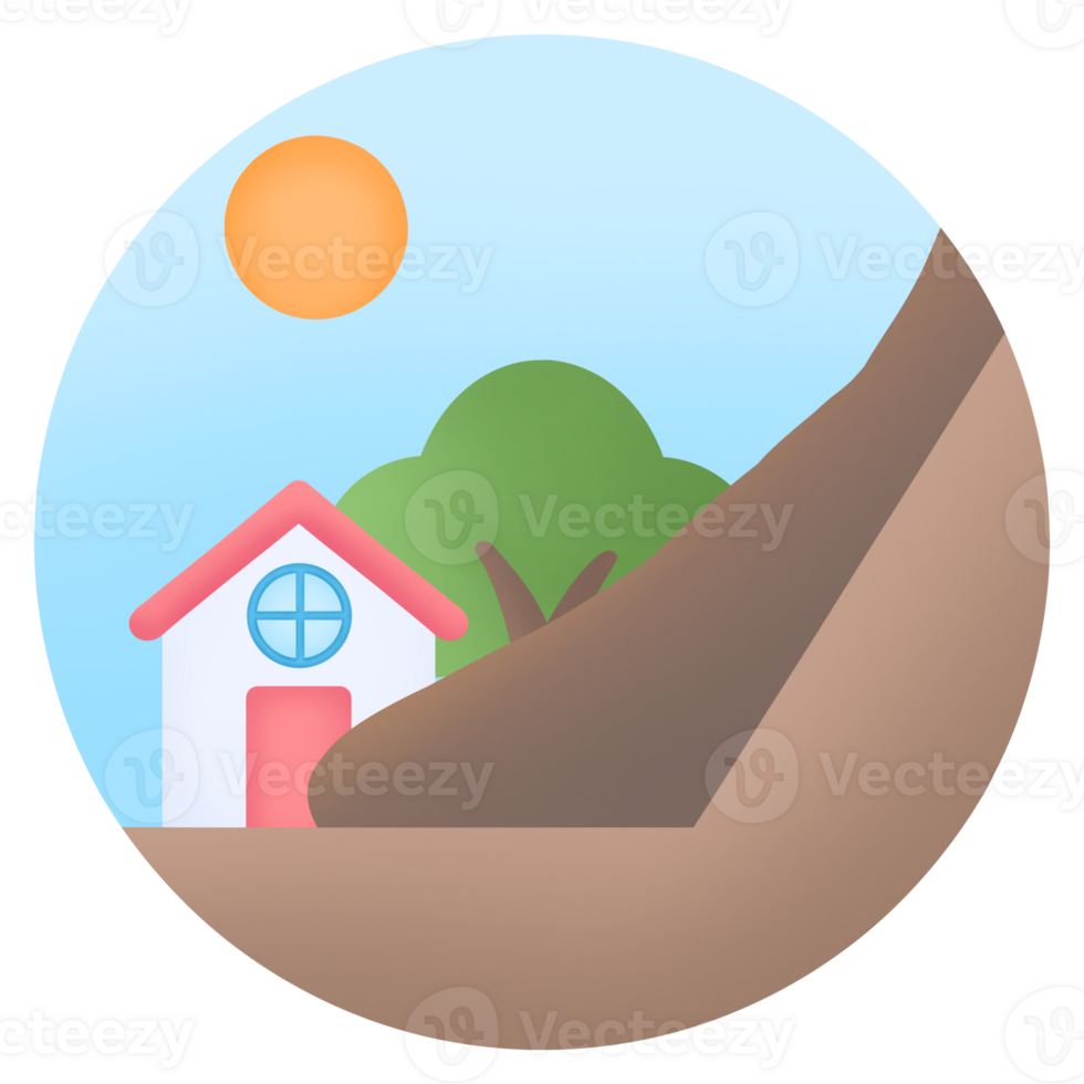 natural disaster landslide png