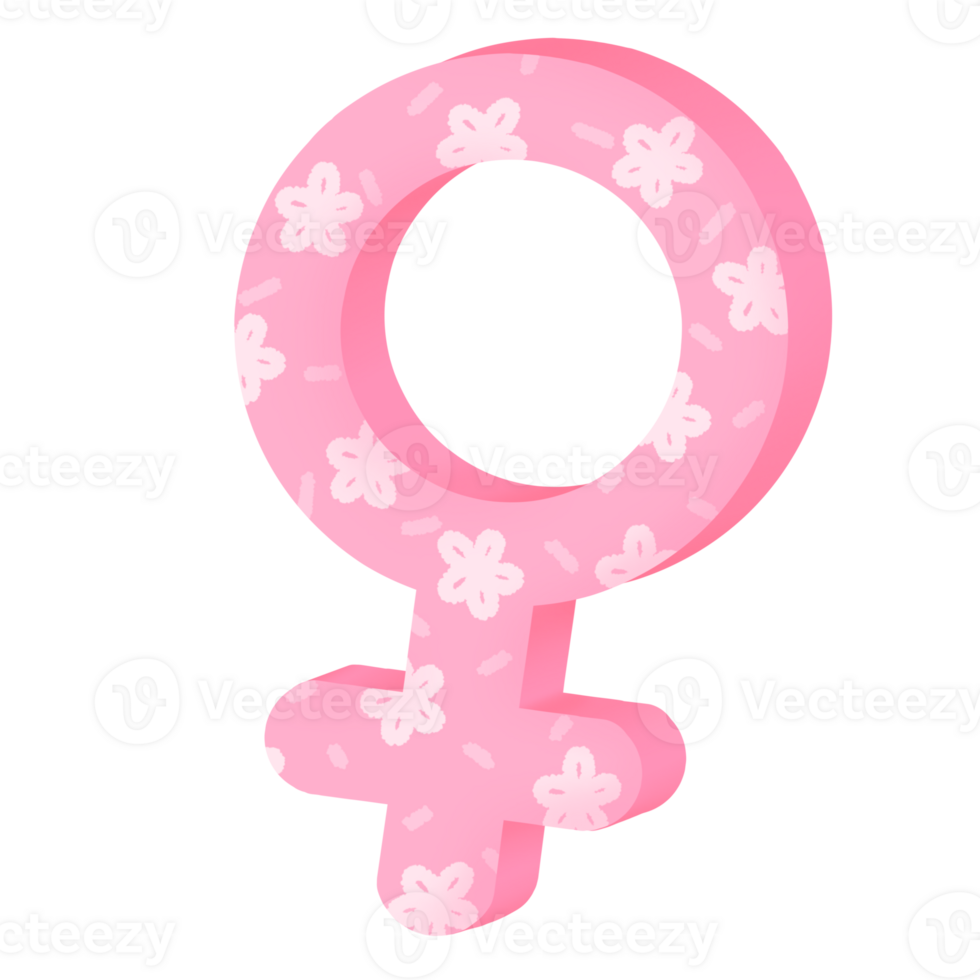 pink female symbol png