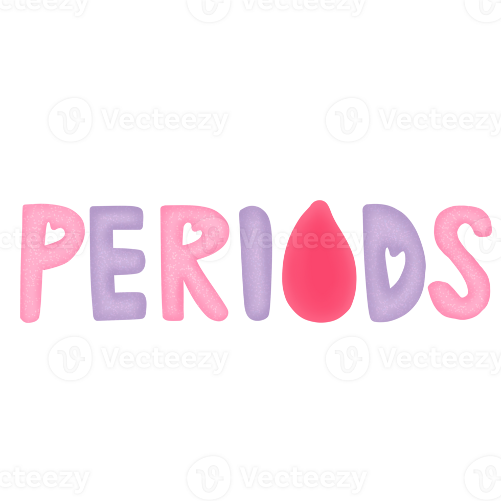 Periods Cute Word 28079478 PNG periods-cute-word-28079478-png