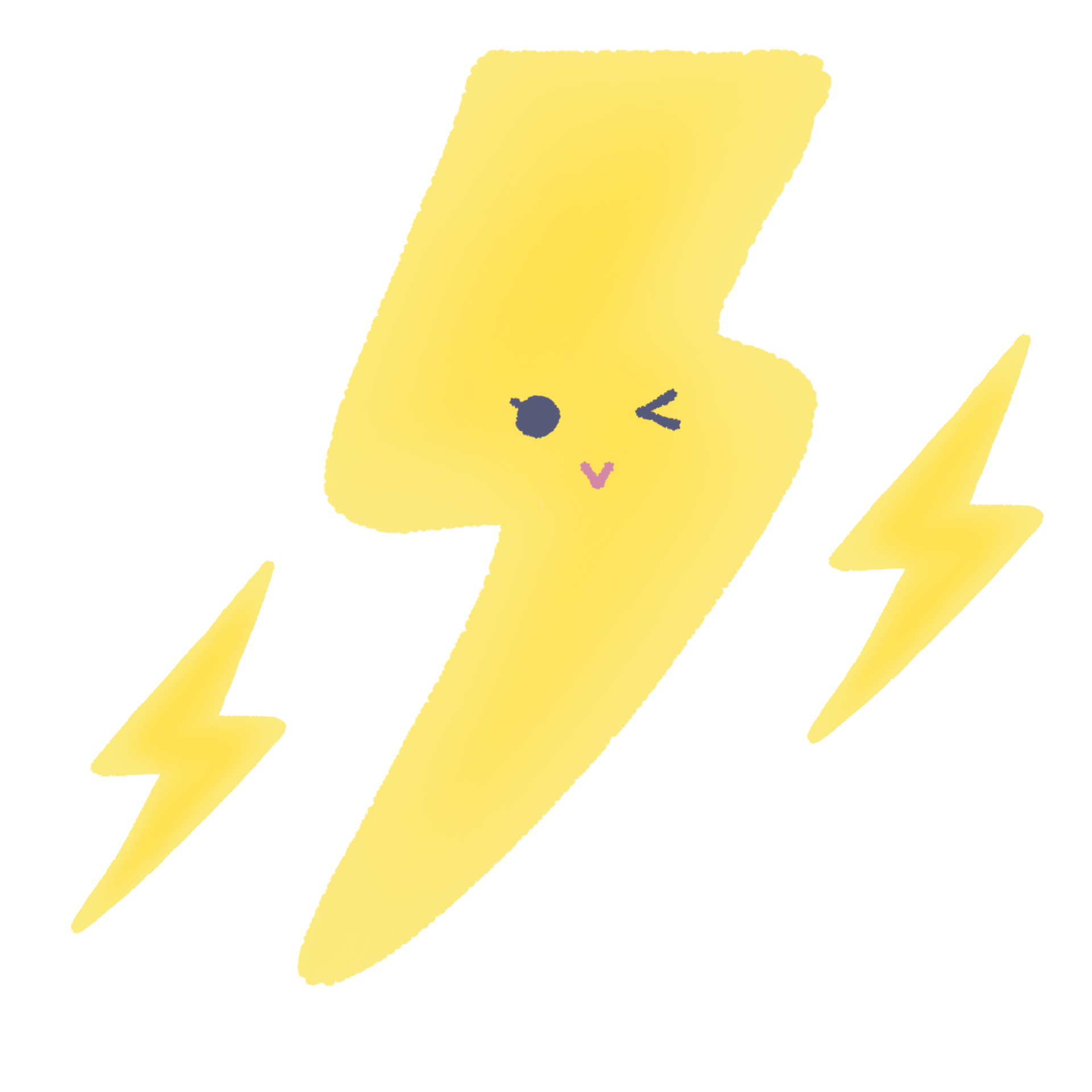 cute yellow lightning 28079482 PNG