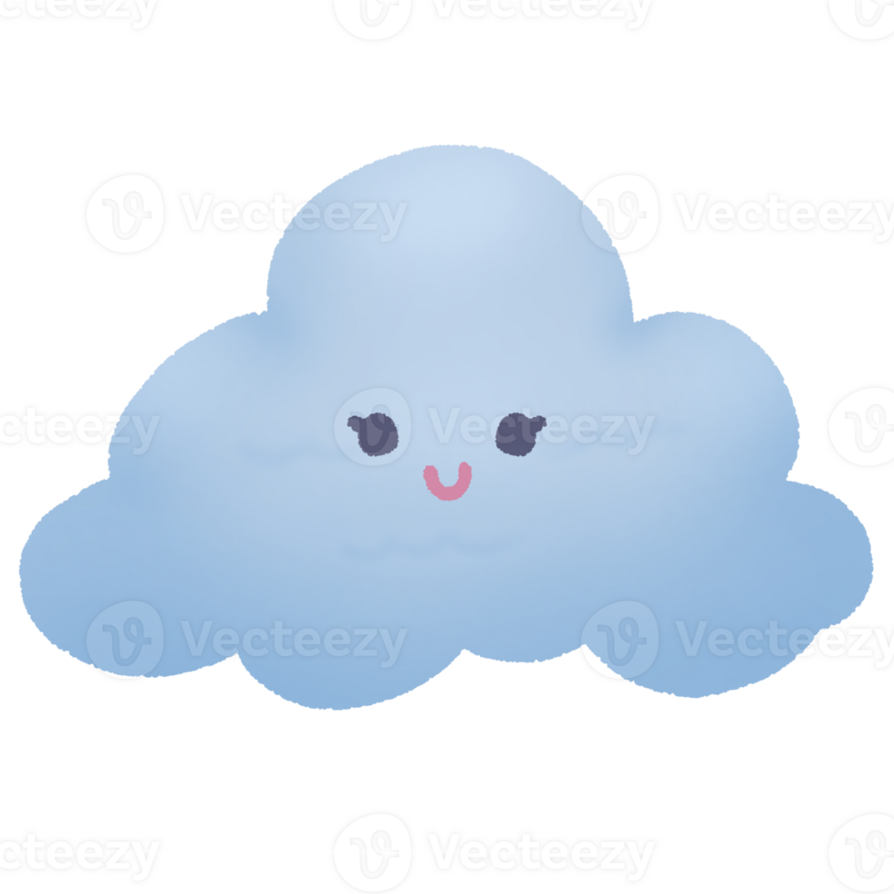 cute cloud illustration png