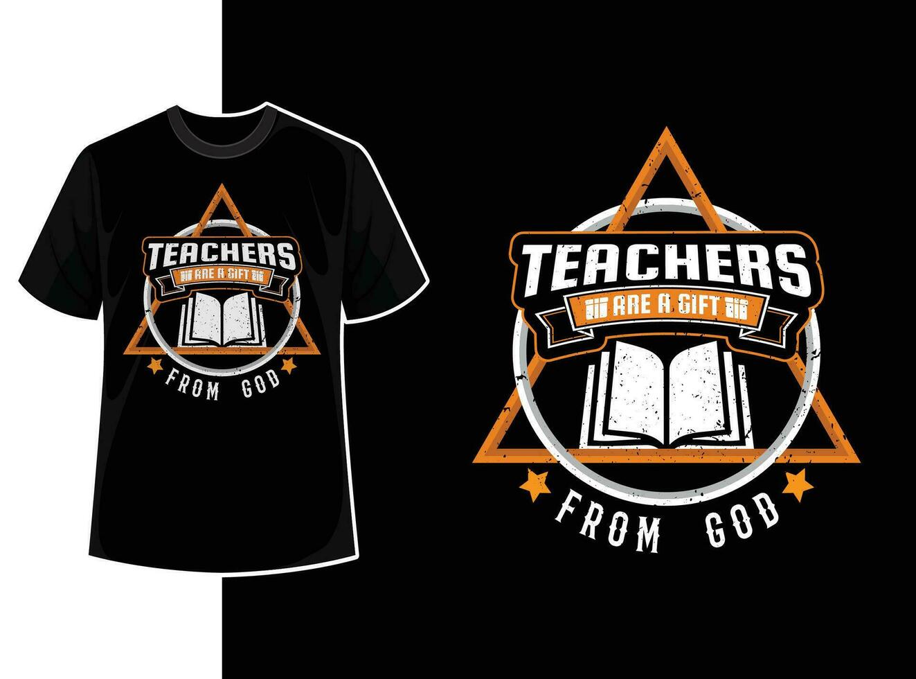 Vintage typography teacher t shirt design template with teacher day motivation quote and vector