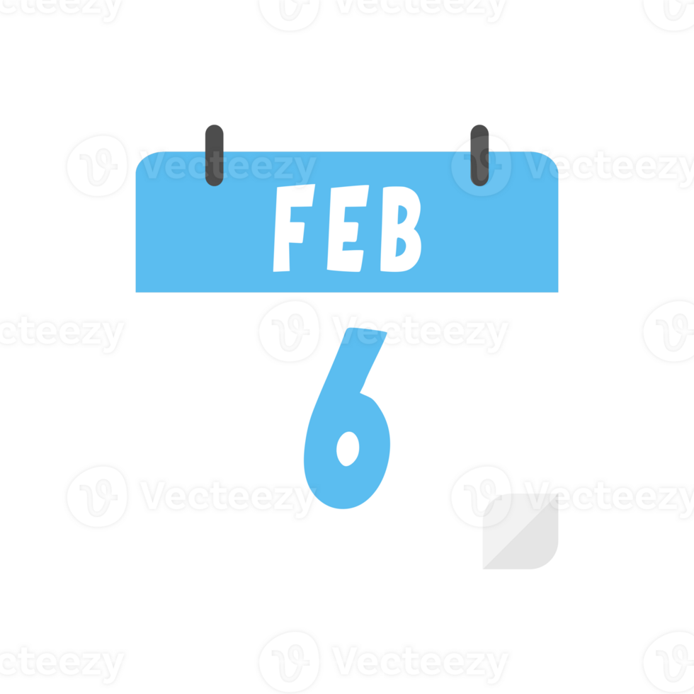February 6th calendar icon on transparent background 28079757 PNG February 6th calendar icon on transparent background 28079757 PNG