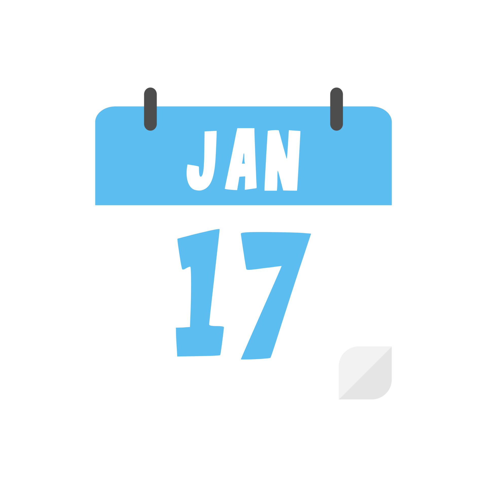 january 17th calendar icon on transparent background 28079772 PNG