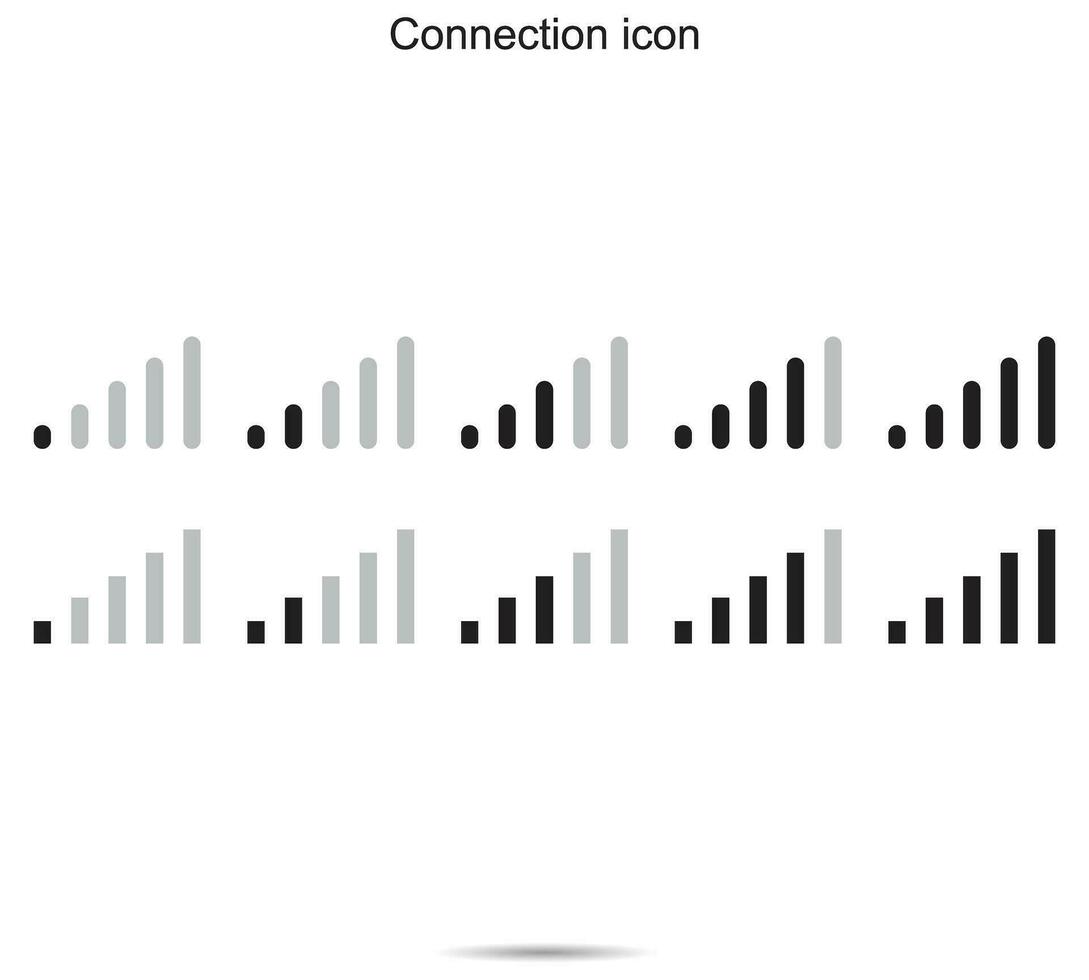 Connection icon, vector illustration.
