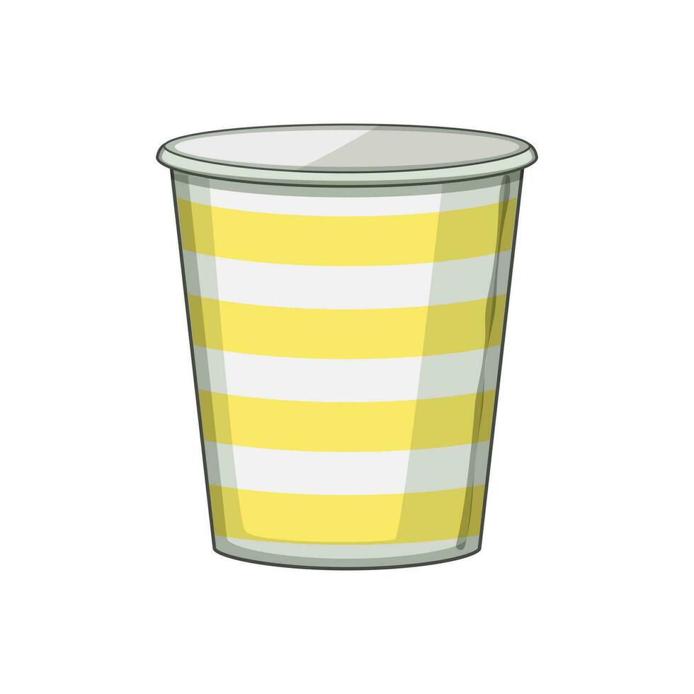 hot paper cup cartoon vector illustration