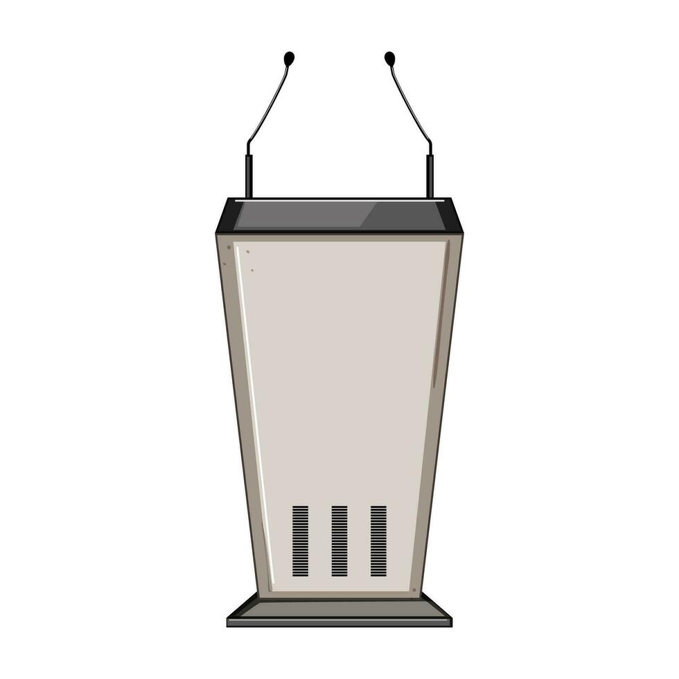 product podium cartoon vector illustration