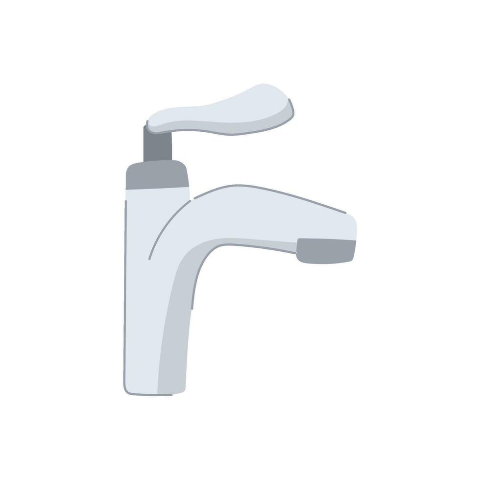 plumbing faucet cartoon vector illustration