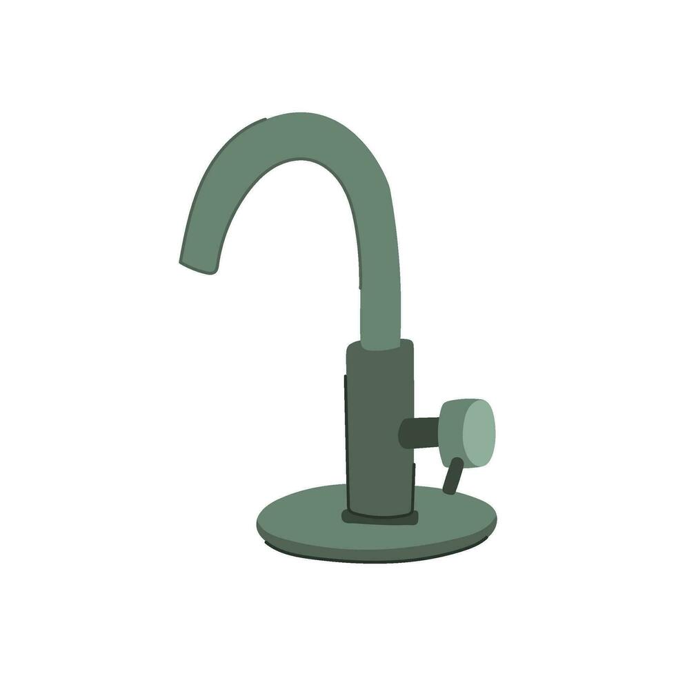 clean faucet cartoon vector illustration