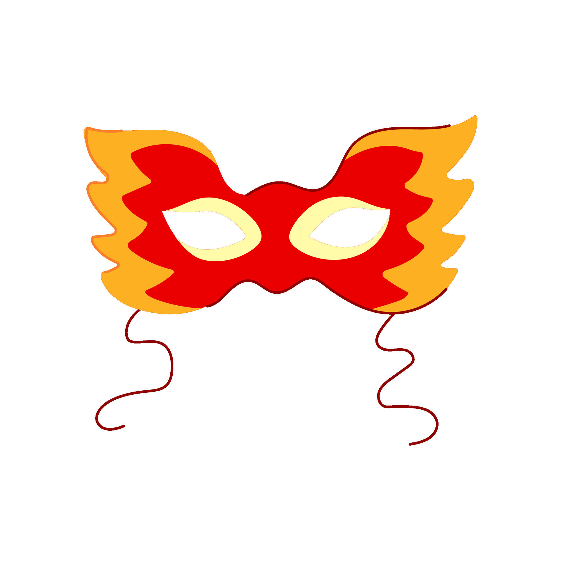 theater carnival mask cartoon vector illustration 28080273 Vector Art