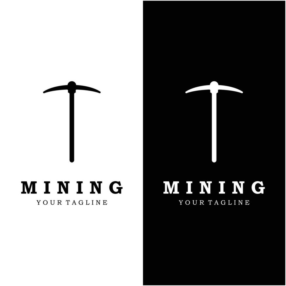 mining logo icon vector