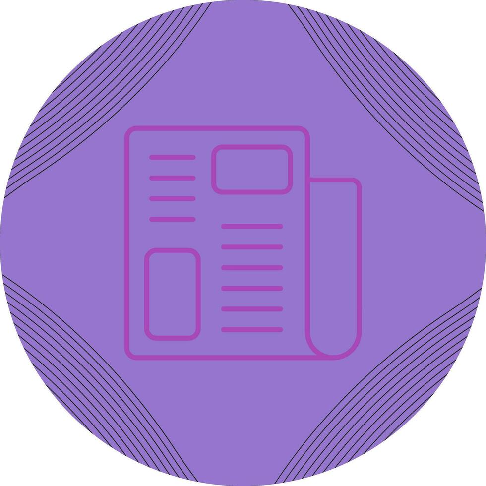 Newspaper Vector Icon