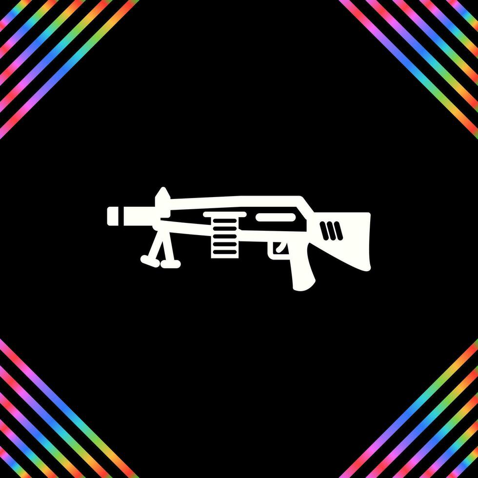 Machine Gun Vector Icon