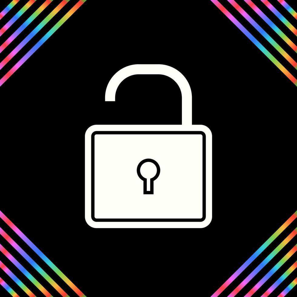 Open Lock Vector Icon Vector Icon